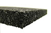 Cross section of an acoustic enclosure and soundproofing materials over a pump