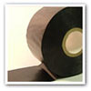 Black jointing tape for sealing the joints of spaced layer barrier mats and film faced acoustic foams
