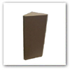 Low frequency sound absorbing corner trap similar to a bass trap