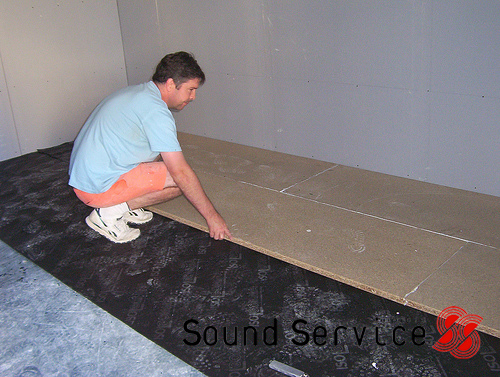 floor Soundproof a garage