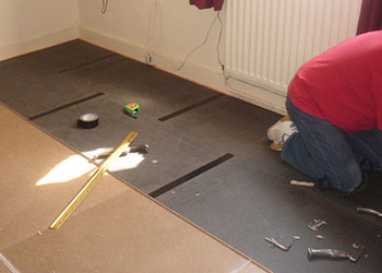 Gold Carpet Acoustic Underlay Installation 2 Gold Carpet Acoustic Underlay Installation