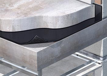 233 Concrete Floor System using Acousticel R10
