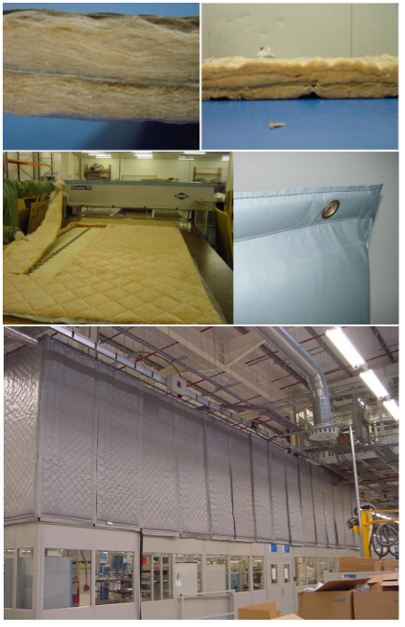 compile1 Sound Proofing Curtain for industrial use