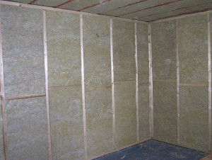 infilled studs 300x2261 Studio Wall Installation